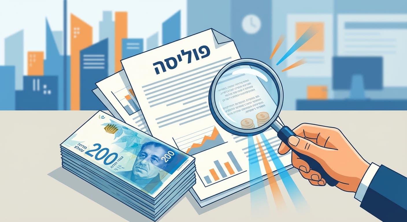 חשיפה: מאות אלפי ישראלים ממשיכים לשלם מאות שקלים בחודש על ביטוחים ישנים - בזמן שהשוק השתנה לחלוטין